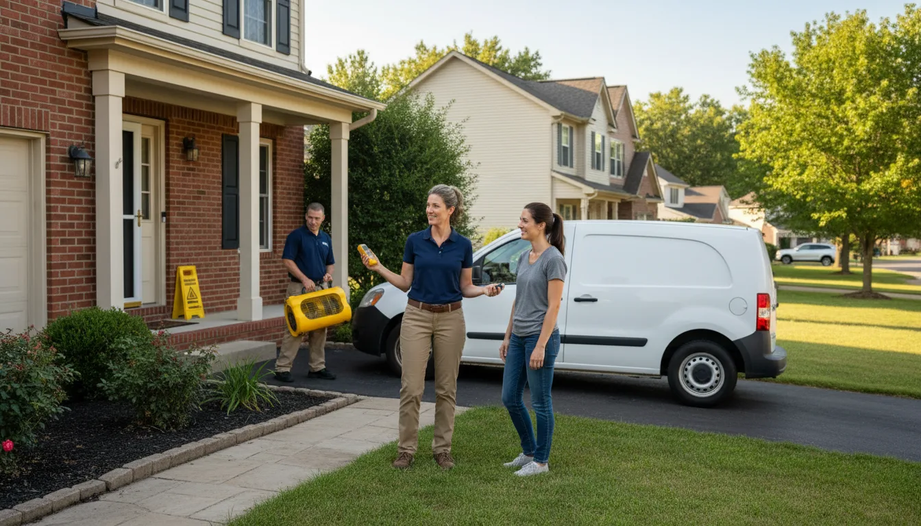 Water restoration image for Water Damage & Restoration Services in Olla, LA